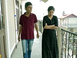 Indian Beautiful Unsubtle Hardcore Sex with Junior lover Boy! with clear audio